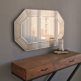 Hanah Home Espejo de Bronce A313Y